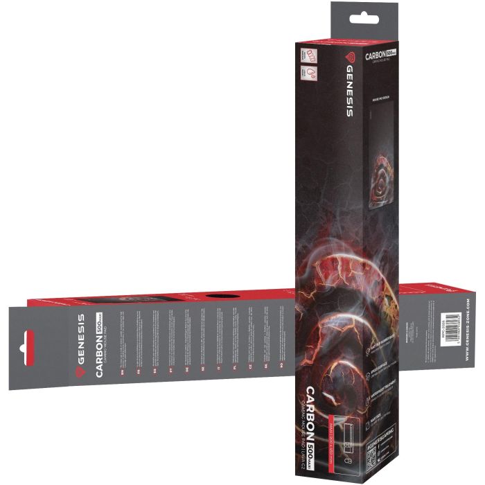 Genesis Carbon 500 Maxi Lava G2 Alfombrilla de Ratón para Juegos y Teclado, Superficie Speed, 900x450mm, Antideslizante, Resistente al Agua, Multicolor 4 Genesis Carbon 500 Maxi Lava G2 Alfombrilla de Ratón para Juegos y Teclado, Superficie Speed, 900x450mm, Antideslizante, Resistente al Agua, Multicolor 4