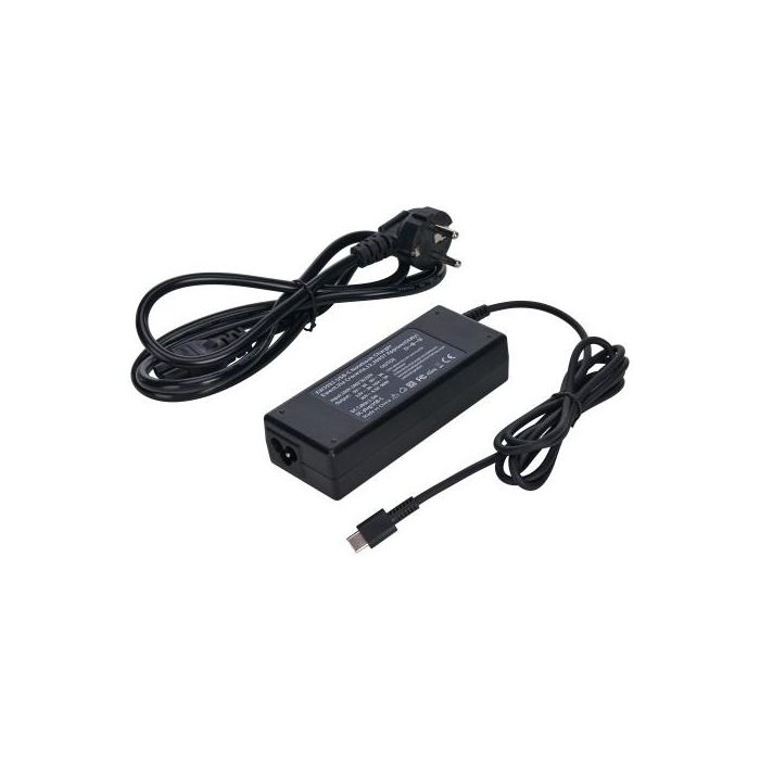 Ewent EW3982 Cargador USB-C Power Delivery 90W para Portátil, Tablet y Smartphone con Cable 3,2m Negro