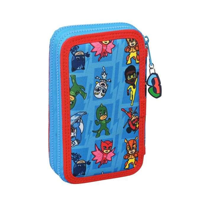 Plumier Doble PJ Masks Azul 12.5 x 19.5 x 4 cm (28 piezas) 1 Plumier Doble PJ Masks Azul 12.5 x 19.5 x 4 cm (28 piezas) 1