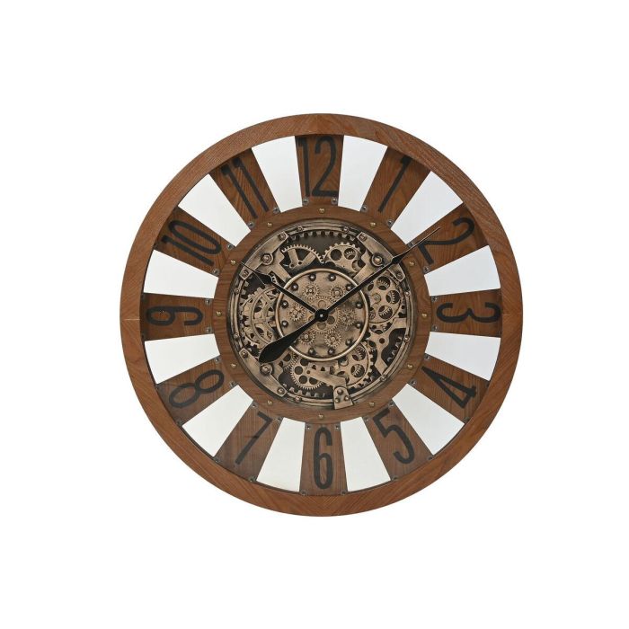 Reloj Pared Loft DKD Home Decor Natural 9.5 x 80 x 80 cm Reloj Pared Loft DKD Home Decor Natural 9.5 x 80 x 80 cm