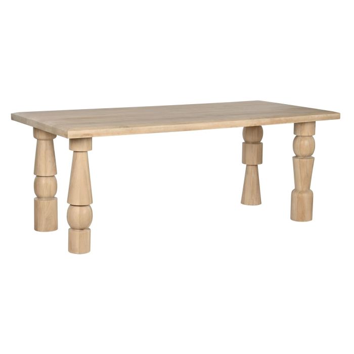 Mesa Comedor Moderno DKD Home Decor Natural 90 x 76 x 200 cm 1