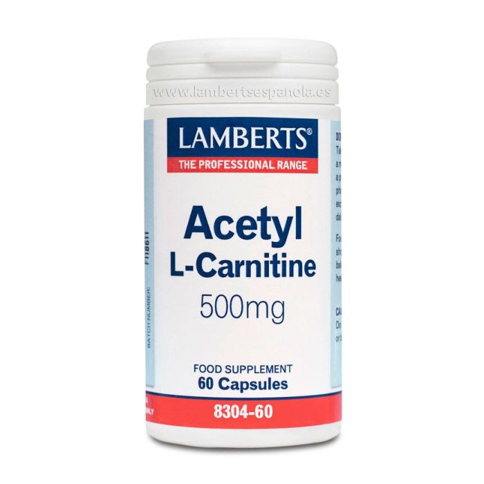 Acetil L-Carnitina 500 Mg En Forma Libre. Acetil L-Carnitina 500 Mg En Forma Libre.