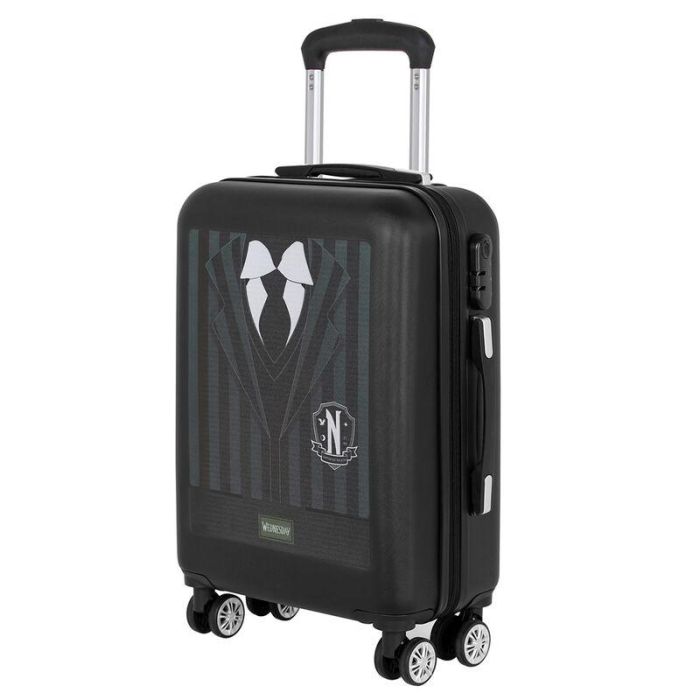 Wednesday Miércoles Maleta de Cabina ABS 4 Ruedas, Negro, 20 x 38 x 55 cm, 27L 5 Wednesday Miércoles Maleta de Cabina ABS 4 Ruedas, Negro, 20 x 38 x 55 cm, 27L 5