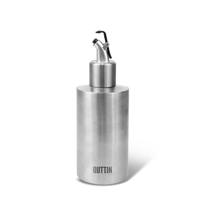 Aceitera de acero inoxidable 250 ml con tapón Quttin (12 Unidades) 5 Aceitera de acero inoxidable 250 ml con tapón Quttin (12 Unidades) 5