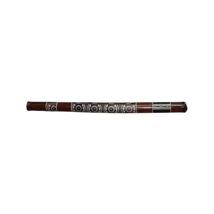 Tanga Didgeridoo de Bambú 120 cm Decorado Motivos Africanos