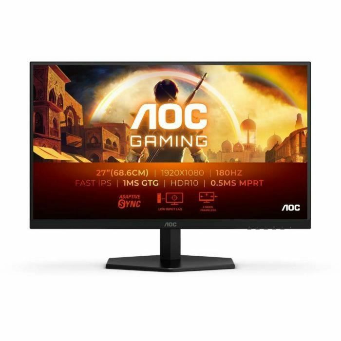 Pantalla Gamer AOC PC - 27G42E - 27'' FHD - Panel IPS - 180Hz - 0.5MS MPRT - Adaptive Sync - HDMI / DP Pantalla Gamer AOC PC - 27G42E - 27'' FHD - Panel IPS - 180Hz - 0.5MS MPRT - Adaptive Sync - HDMI / DP
