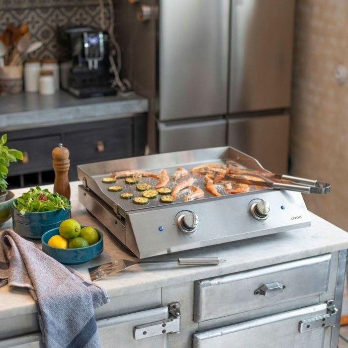 Livoo Plancha eléctrica de acero inoxidable con 2 termostatos DOC302 LIV1698904862763 5 Livoo Plancha eléctrica de acero inoxidable con 2 termostatos DOC302 LIV1698904862763 5