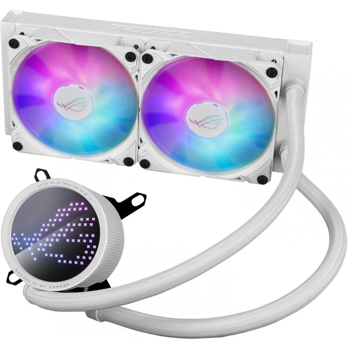 Asus Sistema de Refrigeración Líquida para CPU ROG Ryuo III 240 ARGB WHT, OLED de Color, Aura Sync RGB, Ventiladores de Radiador ROG de 240 mm - 90RC00J2-M0UAY0 1 Asus Sistema de Refrigeración Líquida para CPU ROG Ryuo III 240 ARGB WHT, OLED de Color, Aura Sync RGB, Ventiladores de Radiador ROG de 240 mm - 90RC00J2-M0UAY0 1