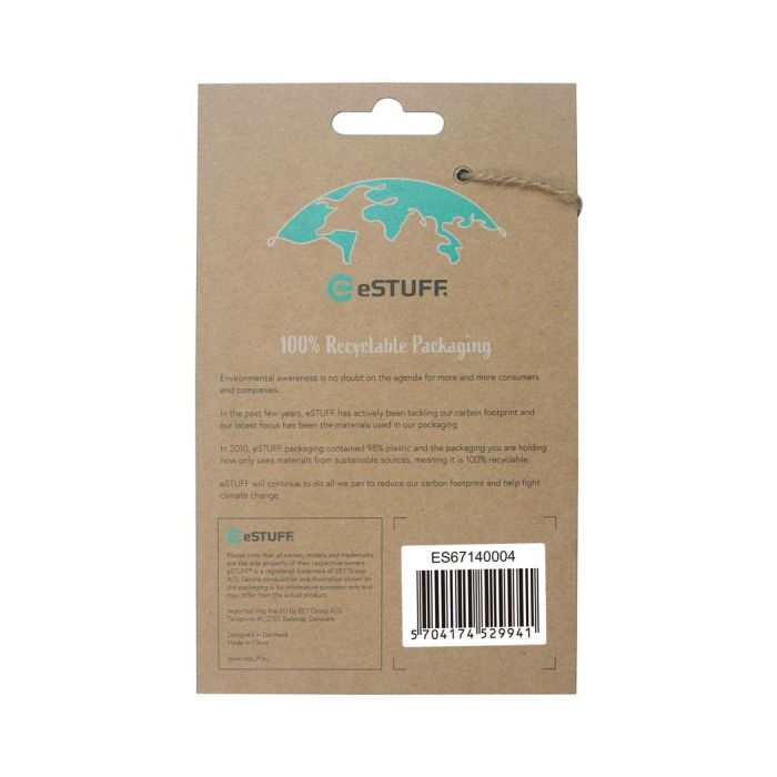 eSTUFF Funda Híbrida Magnética BERLÍN para iPhone 13 Pro Max - Transparente