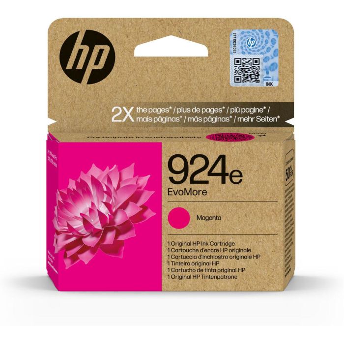 Cartucho de Tinta Original HP 4K0U8NE Magenta (1 unidad) Cartucho de Tinta Original HP 4K0U8NE Magenta (1 unidad)