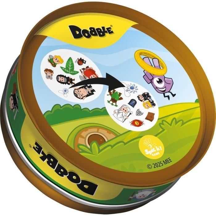 Asmodee ASM3558380128908 Dobble: El Señor de los Anillos - Juego de cartas de agilidad visual y rapidez 4