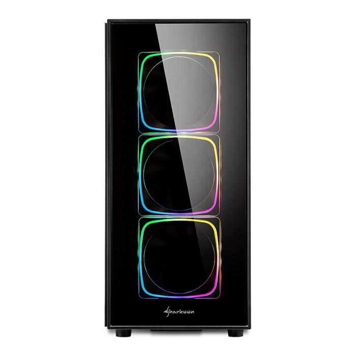 Sharkoon TG6 RGB Midi Tower PC Negro con Ventana de Cristal y Ventiladores LED RGB 1 Sharkoon TG6 RGB Midi Tower PC Negro con Ventana de Cristal y Ventiladores LED RGB 1