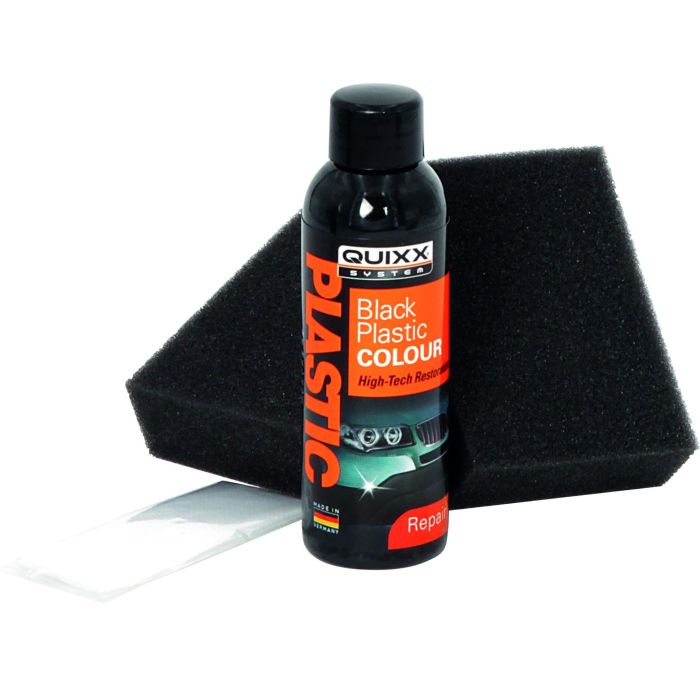 Quixx QQ10188 Tinte Restaurador de Plásticos Negros, Color Profundo y Duradero hasta 12 Meses, Resistente al Lavado y Clima Quixx QQ10188 Tinte Restaurador de Plásticos Negros, Color Profundo y Duradero hasta 12 Meses, Resistente al Lavado y Clima