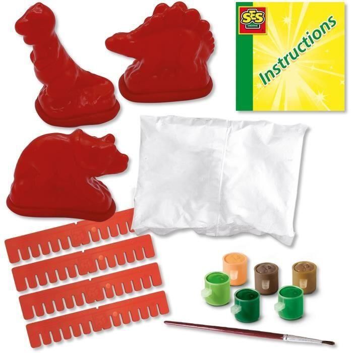 Moldeo y pintura - dinosaurios 1 Moldeo y pintura - dinosaurios 1