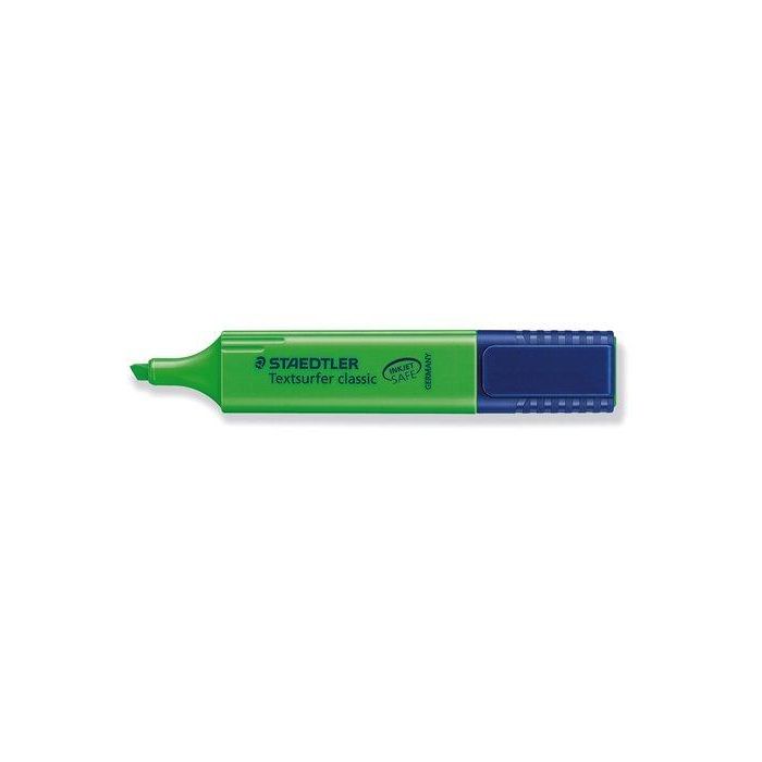 Marcador Fluor Staedtler 364 Textsurfer Classic Verde 10 unidades