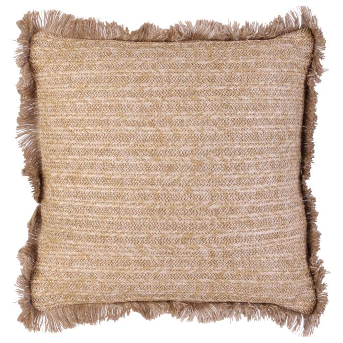 Home Deco Factory Cojín Rafia Natural Mirage Poliéster 40x40 cm 2