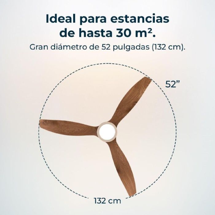 Ventilador de Techo Cecotec EnergySilence Aero 5295 Ø 132 cm Negro Dorado 18 W 35 W 1 Ventilador de Techo Cecotec EnergySilence Aero 5295 Ø 132 cm Negro Dorado 18 W 35 W 1