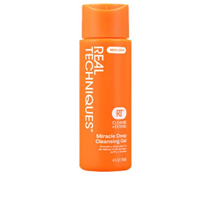 Real Techniques Miracle Deep Cleansing Gel Limpiador para Brochas y Esponjas de Maquillaje, Limpieza Profunda y Vegana 118 ml Real Techniques Miracle Deep Cleansing Gel Limpiador para Brochas y Esponjas de Maquillaje, Limpieza Profunda y Vegana 118 ml