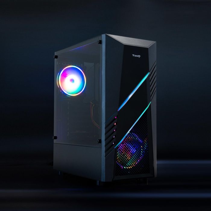 Tooq Caja Semitorre Gaming TQGCC102-B BIOHAZARD Negra con RGB, Soporte ATX/Micro-ATX/Mini-ITX, Ventana Cristal Templado 1 Tooq Caja Semitorre Gaming TQGCC102-B BIOHAZARD Negra con RGB, Soporte ATX/Micro-ATX/Mini-ITX, Ventana Cristal Templado 1