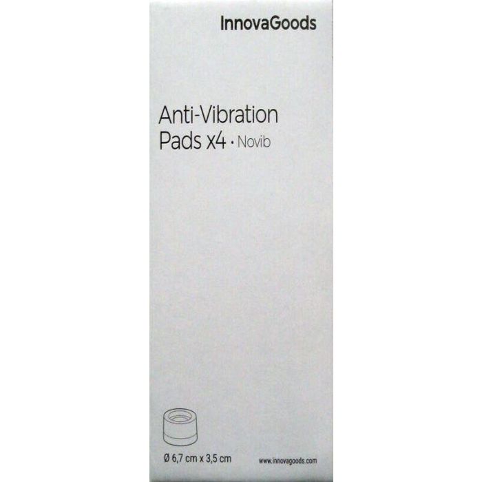 Set de Pies Antivibración Apilables Novib InnovaGoods 4 Unidades 14