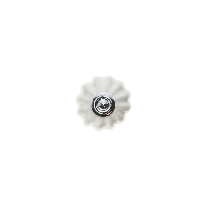 Blister con 4 pomos redondos para mueble fabricado en porcelana acabado blanco mod. e524 ø28mm rei 1 Blister con 4 pomos redondos para mueble fabricado en porcelana acabado blanco mod. e524 ø28mm rei 1