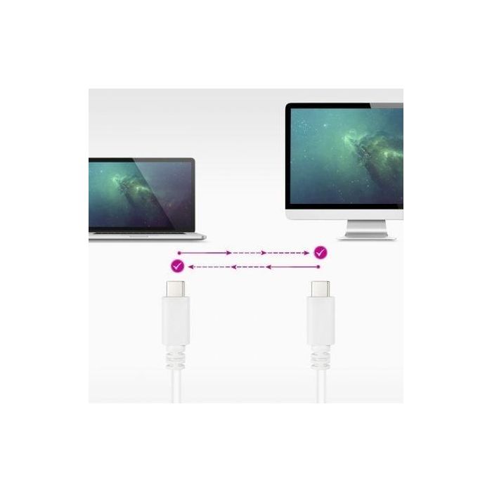Cable USB 2.0 Tipo-C Nanocable 10.01.2301-L150-W/ USB Tipo-C Macho - USB Tipo-C Macho/ 480Mbps/ 1.5m/ Blanco 4 Cable USB 2.0 Tipo-C Nanocable 10.01.2301-L150-W/ USB Tipo-C Macho - USB Tipo-C Macho/ 480Mbps/ 1.5m/ Blanco 4