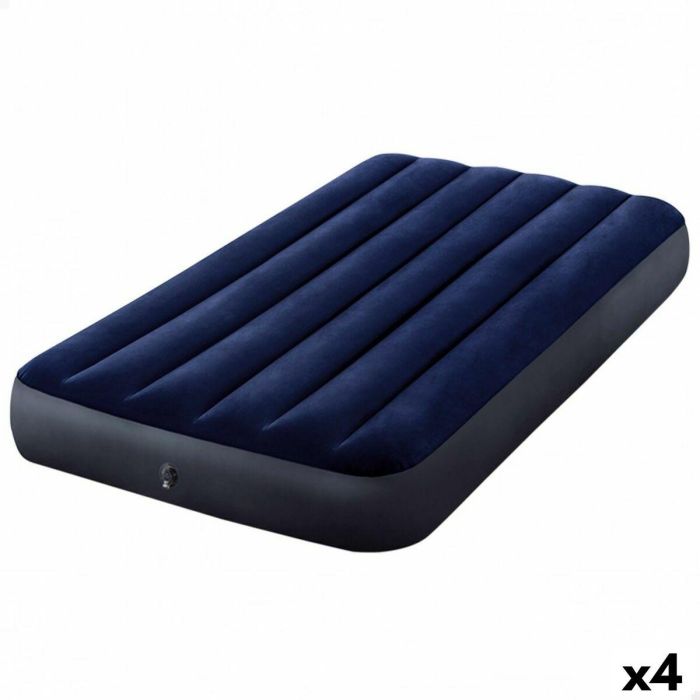 Colchón Hinchable Intex Dura-Beam Standard Classic Downy 99 x 25 x 191 cm (4 Unidades)