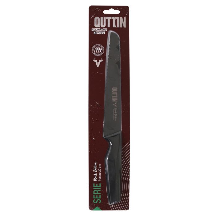 Quttin Cuchillo Panero 20 cm Black Edition (8 Unidades) 1 Quttin Cuchillo Panero 20 cm Black Edition (8 Unidades) 1