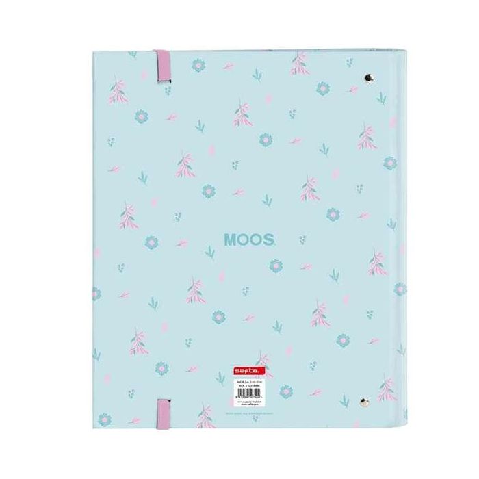 Safta Carpeta 4 Anillas 35mm Moos "Garden" Acolchada Rolling Printing Azul Turquesa 27x32x3.5cm 5 Safta Carpeta 4 Anillas 35mm Moos "Garden" Acolchada Rolling Printing Azul Turquesa 27x32x3.5cm 5
