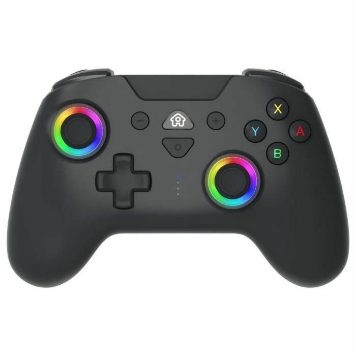 Subsonic SUB1709241283245 Mando inalámbrico para Nintendo Switch, LED programables, vibración, giroscopio, negro