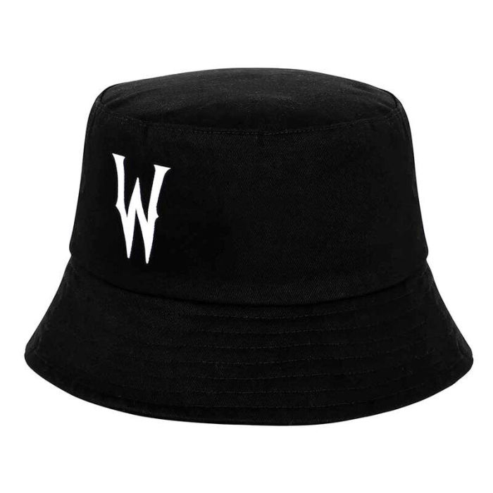 Wednesday Miércoles Gorro Infantil Bucket Negro - Algodón - Talla 8 años 0 Wednesday Miércoles Gorro Infantil Bucket Negro - Algodón - Talla 8 años 0