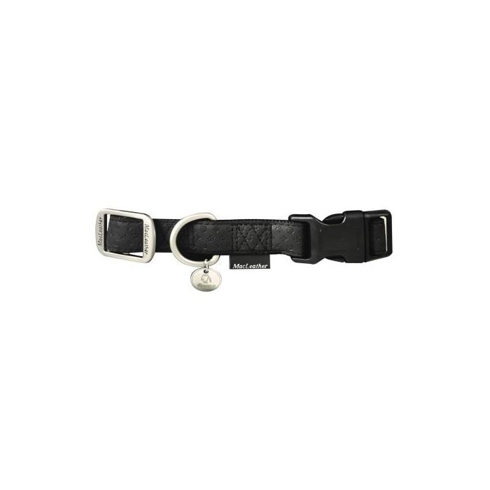 Nayeco Collar Mac Leather Negro 20-33 cm X 1 cm Nayeco Collar Mac Leather Negro 20-33 cm X 1 cm