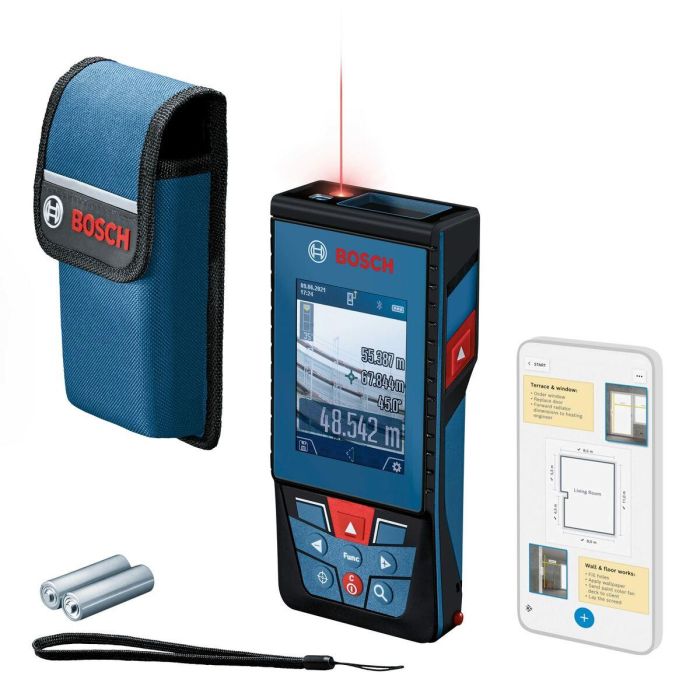 Bosch Professional GLM 100-25 C Telémetro Láser 100m con Pantalla Color IPS 2.8", Visor Digital, Bluetooth e IP54 6 Bosch Professional GLM 100-25 C Telémetro Láser 100m con Pantalla Color IPS 2.8", Visor Digital, Bluetooth e IP54 6