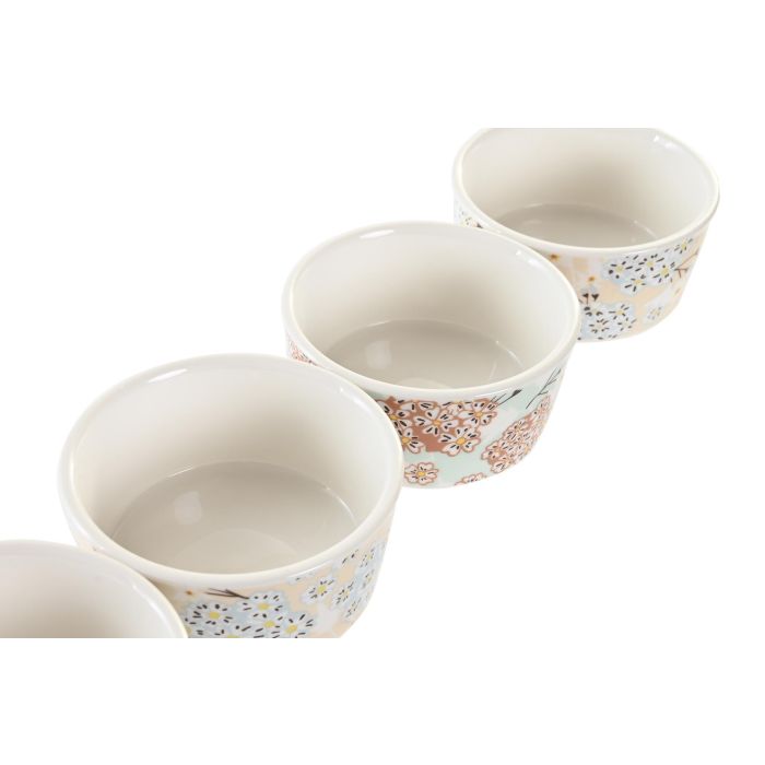 DKD Home Decor Aperitivo Tradicional Set de 5 Gres y Bambú Verde y Beige 19.7 x 1 x 19.7 cm 3 DKD Home Decor Aperitivo Tradicional Set de 5 Gres y Bambú Verde y Beige 19.7 x 1 x 19.7 cm 3