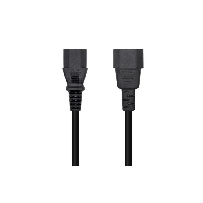 AISENS Cable Alimentacion CPU, C13/H-C14/M, NEGRO, 10M