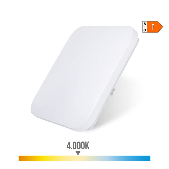 Aplique led cuadrado extraplano de superficie 12 W 4000 k 1160 lm 28 x 28 x 6,3 cm Aplique led cuadrado extraplano de superficie 12 W 4000 k 1160 lm 28 x 28 x 6,3 cm