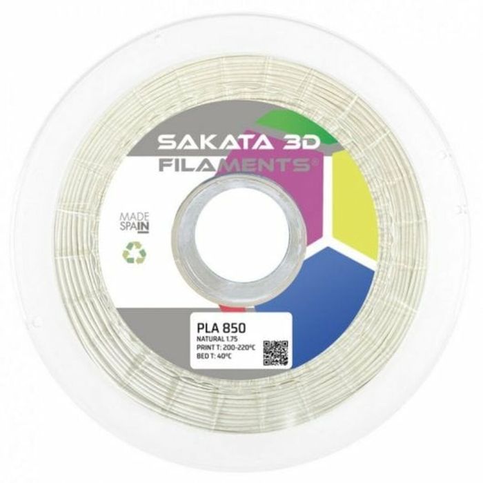 Bobina de Filamento Sakata 3D PLA 3D850 Blanco Ø 1,75 mm Bobina de Filamento Sakata 3D PLA 3D850 Blanco Ø 1,75 mm