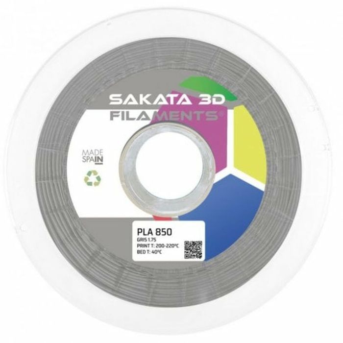 Bobina de Filamento Sakata 3D SAKATA3D Gris Ø 1,75 mm Bobina de Filamento Sakata 3D SAKATA3D Gris Ø 1,75 mm