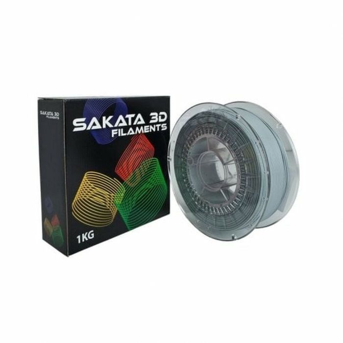 Bobina de Filamento Sakata 3D 106494 PLA 850 Ø 1,75 mm Gris 1 Bobina de Filamento Sakata 3D 106494 PLA 850 Ø 1,75 mm Gris 1