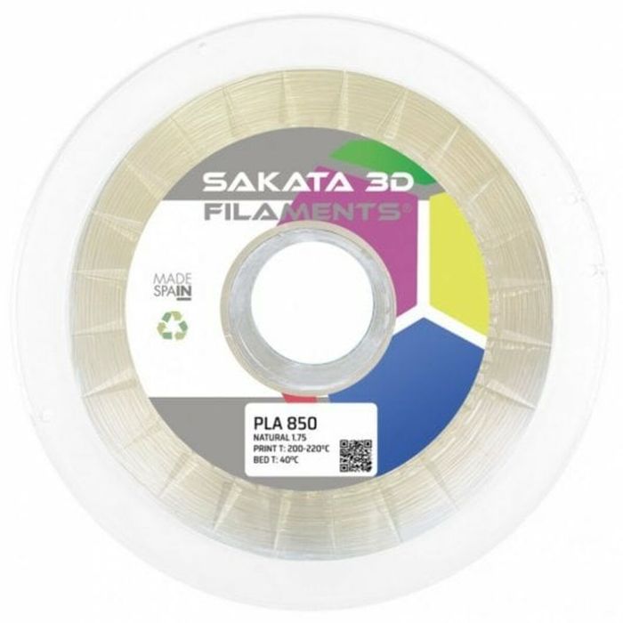 Bobina de Filamento Sakata 3D PLA 3D850 Transparente Ø 1,75 mm Bobina de Filamento Sakata 3D PLA 3D850 Transparente Ø 1,75 mm