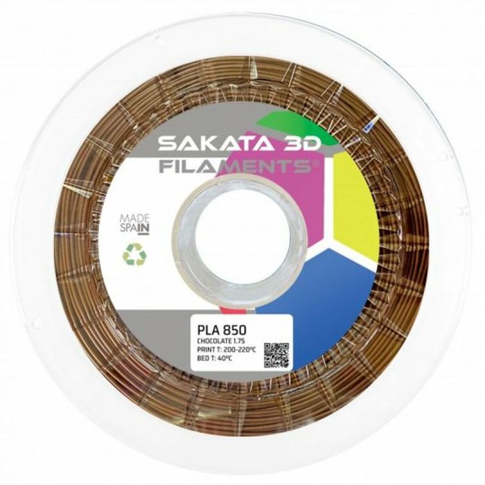 Bobina de Filamento Sakata 3D PLA 3D850 Marrón Ø 1,75 mm Bobina de Filamento Sakata 3D PLA 3D850 Marrón Ø 1,75 mm