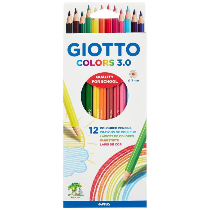 Giotto Lápices De Colores Colors 3.0 Surtidos Estuche 12 Ud