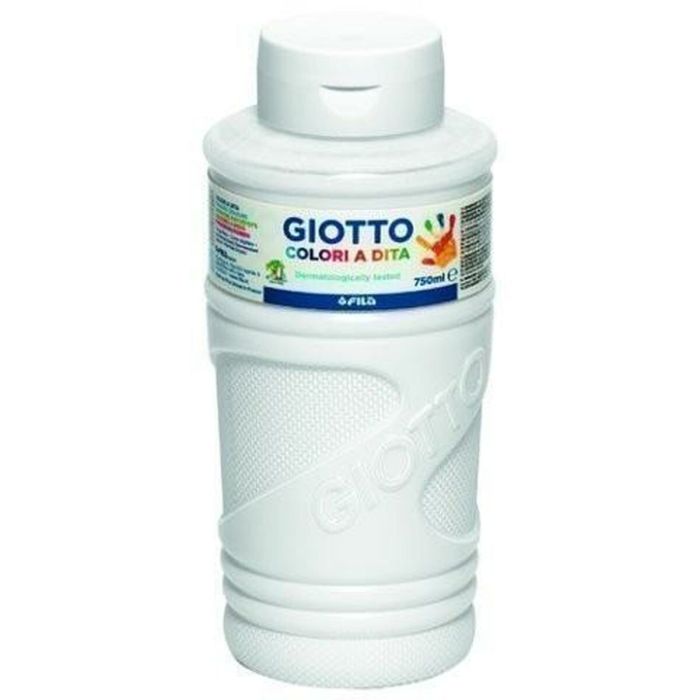 Pintura de Dedos Giotto Blanco 750 ml (6 Unidades) 1