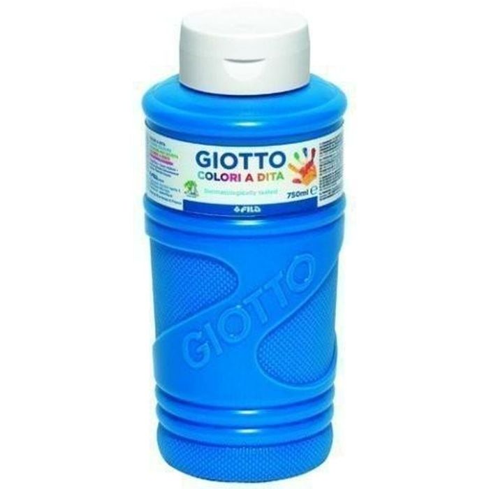 Pintura de Dedos Giotto Azul 750 ml (6 Unidades) 1