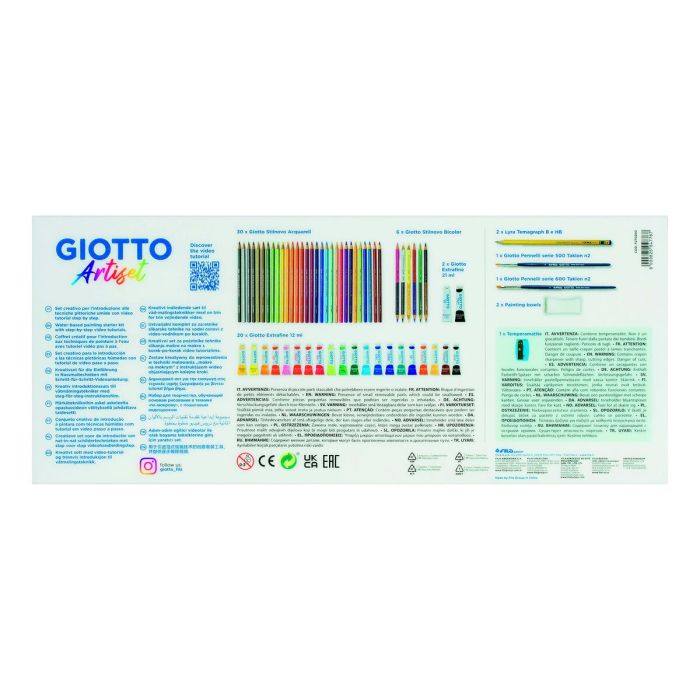 Set de Dibujo Giotto Artiset 65 Piezas Multicolor 1