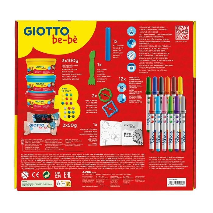 Dibujos para pintar Giotto Multicolor 22 Piezas 1