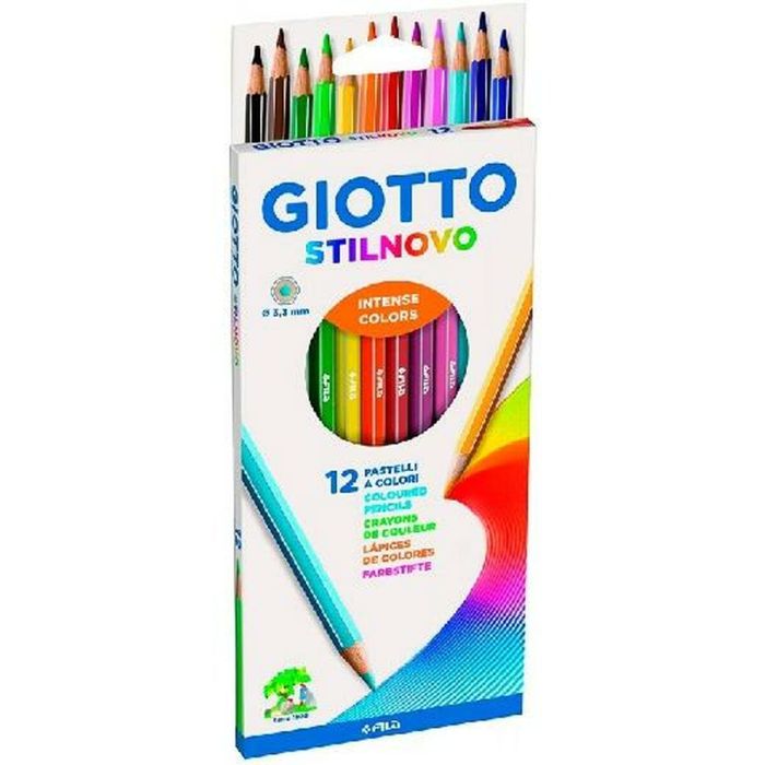 Giotto Lápices De Colores Stilnovo C-Surtidos Intensos Estuche 12 Ud