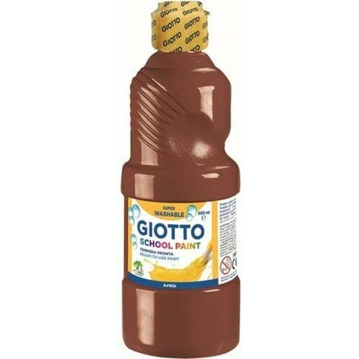 Témpera Giotto Marrón 500 ml (6 Unidades) 1