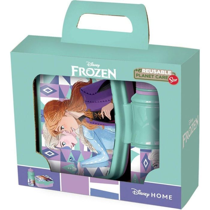 Set de Fiambrera y Bidón Frozen CZ11276 380 ml 17 cm Plástico 3