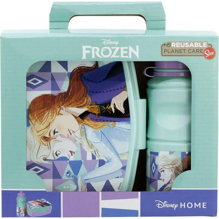 Set de Fiambrera y Bidón Frozen CZ11276 380 ml 17 cm Plástico 2